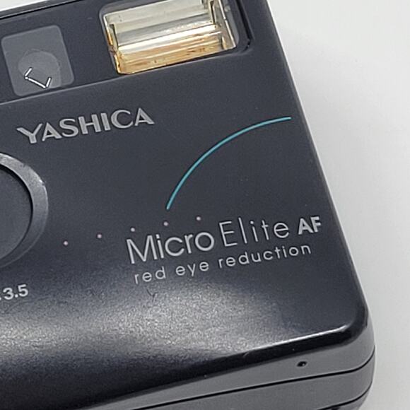 Yashica Micro Elite AF 32mm Film Camera f3.5 Point & Shoot Black - Picture 9 of 15